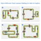 Toi Gaint Floor Puzzle For Kids Ages 3 And Up, 2X3 Feet Railway Floor Puzzles For Toddlers 3-5, Extra Large Preschool Learning J