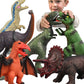 Gzsbaby 6 Piece Jumbo Dinosaur Toys for Kids 3-5 and Toddlers  Large Soft Dinosaur Toys for Lovers - Perfect Party Favors  Birthday Gifts