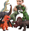 Gzsbaby 6 Piece Jumbo Dinosaur Toys for Kids 3-5 and Toddlers  Large Soft Dinosaur Toys for Lovers - Perfect Party Favors  Birthday Gifts
