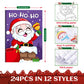 BenLouis 24 Pack Christmas Mini Activity Books for Kids ages 4-8-16 Xmas Party Favors Bulk Different Brain Game for Classroom Tr
