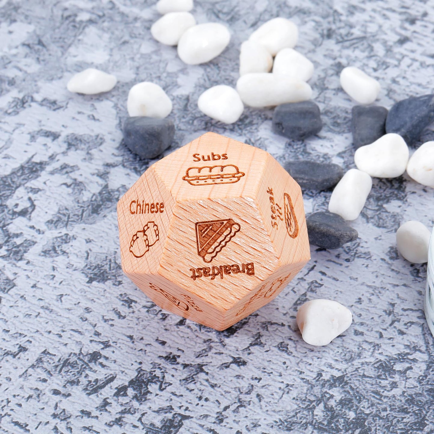 AMBREGRISSUN Valentines Day Anniversary Date Night Gifts Gifts for Him Her Boyfriend Girlfriend Food Decision Dice Birthday Gift