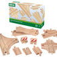 Brio World 33307 - Advanced Expansion Pack - 11 Piece Set Of Wooden Train Tracks For Kids | Train Set Expansion | Fun Learning Toy | Compatible With All Railway Toys | Fsc Certified