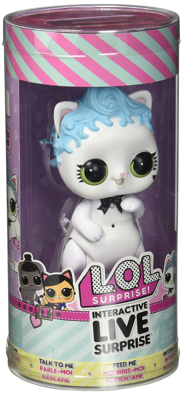 L.O.L. Surprise! Interactive Live Surprise Pet Royal Kitty Doll With 60+ Realistic Sounds, Responds To Motion, Touch And Sounds, Accessories- Gift For Kids, Toys For Girls And Boys Ages 4 5 6 7+ Years Old