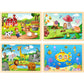 11 Pcs Magnetic Train Set Montessori Toys For 1 2 3 Years Old Toddlers Boys Girls, Wooden Animals Preschool Learning Activities