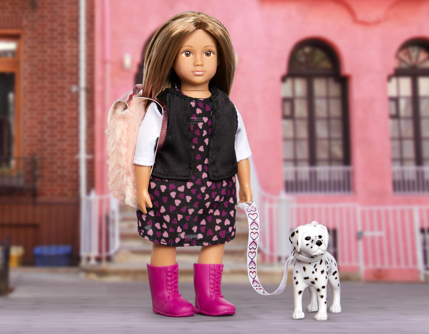 Lori – Mini Doll & Toy Dog – 6-Inch Doll & Puppy – Play Set With Outfit, Animal & Accessories – Playset For Kids – 3 Years + – Gia & Gunner