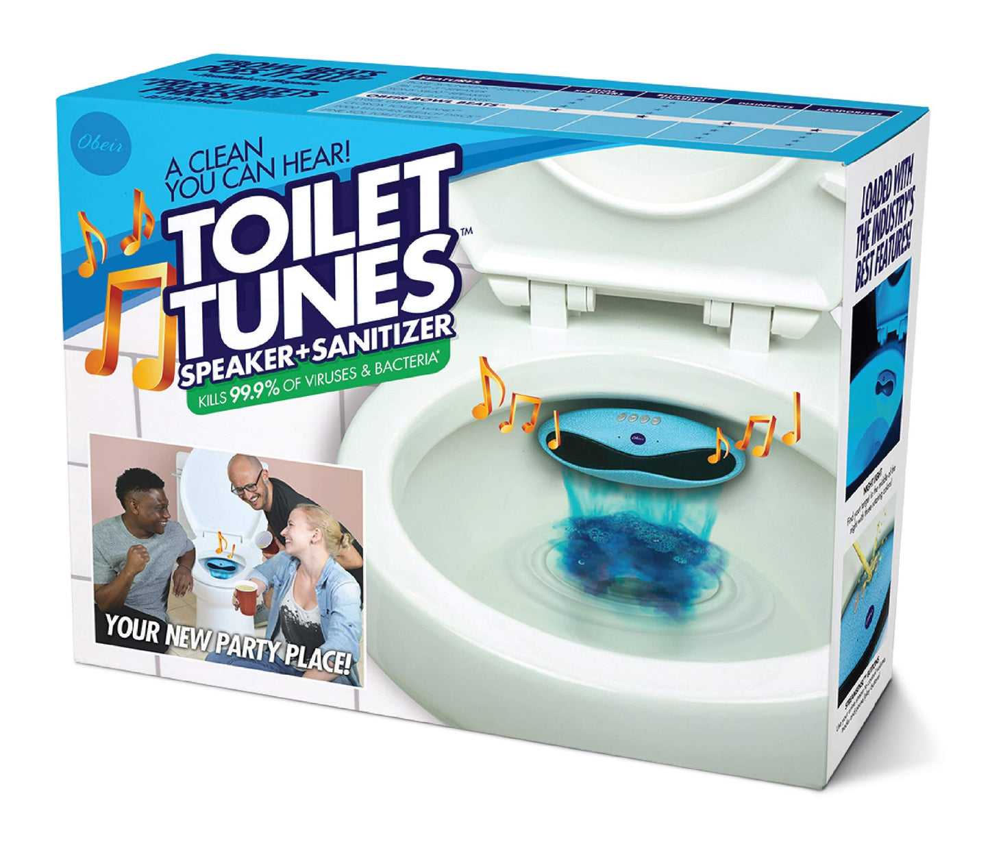 Prank-O Original Prank Gift Box, Wrap Your Real Present In A Funny Authentic Prank-O Gag Present Box, Novelty Gifting Box For Pranksters, Christmas Gift Wrap, Shark Tank Box (Toilet Tunes)