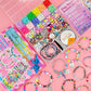 leitait Girls Toys Bracelet Making Kit -3400pcs Beads for Charm Jewelry Making Kit Supplies, Unicorn/Mermaid Crafts Birthday Chr