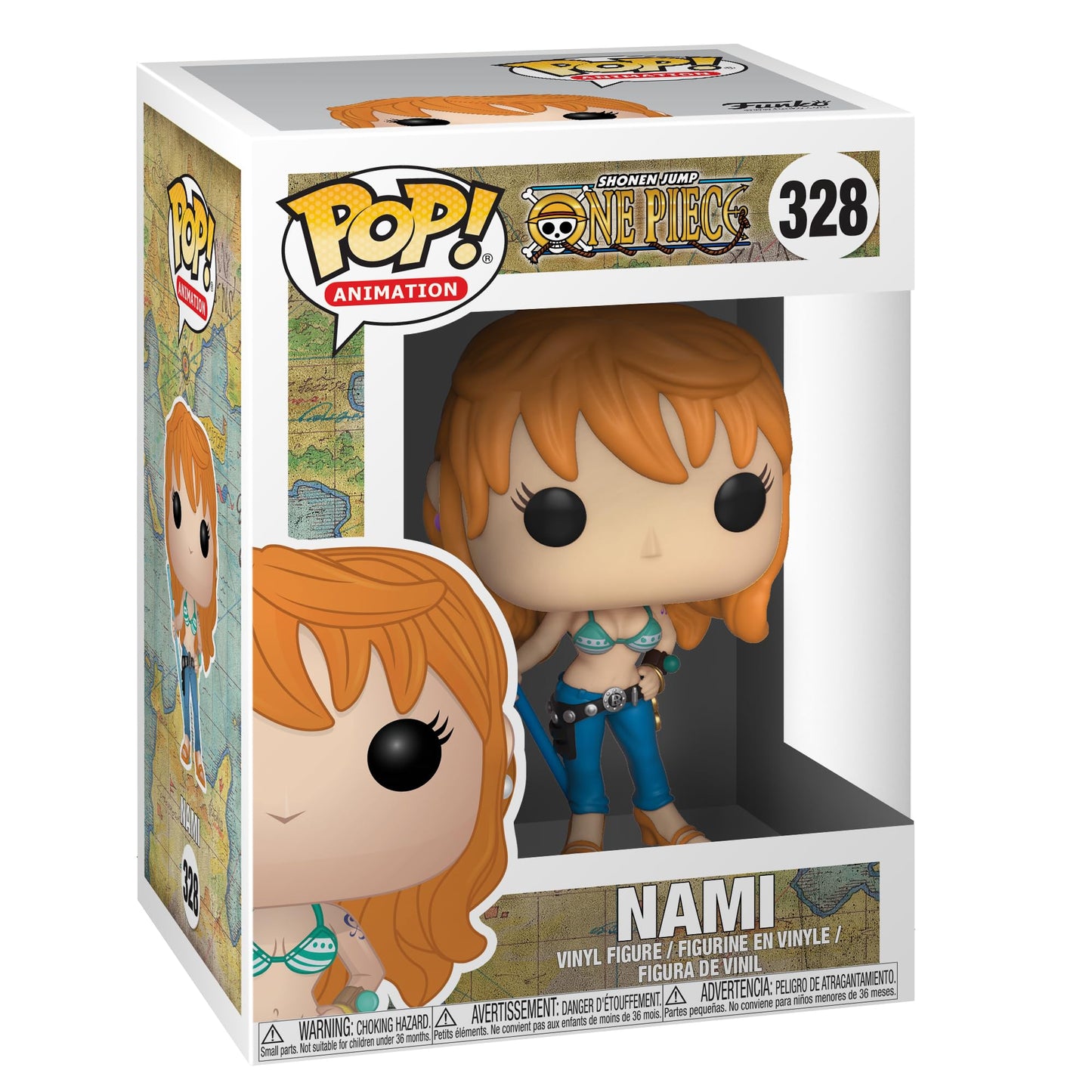 Funko One Piece - Nami Figure Pop! Vinyl - Collectible Vinyl Figure - Gift Idea - Official Merchandise - For Kids & Adults - Anime Fans - Model Figure For Collectors And Display