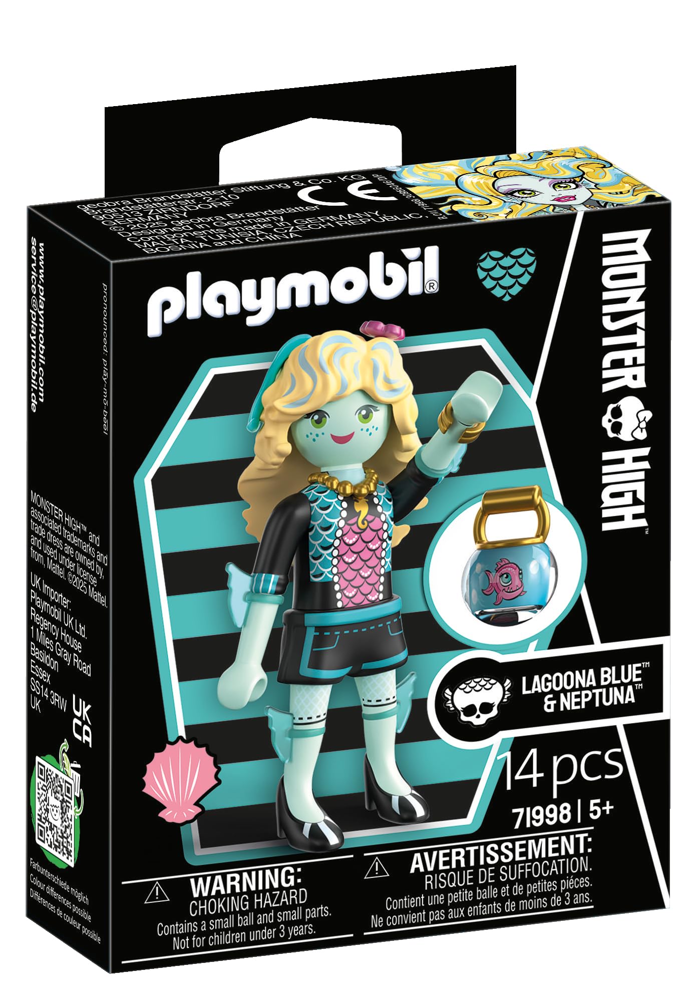 Playmobil X Monster High Lagoona Blue