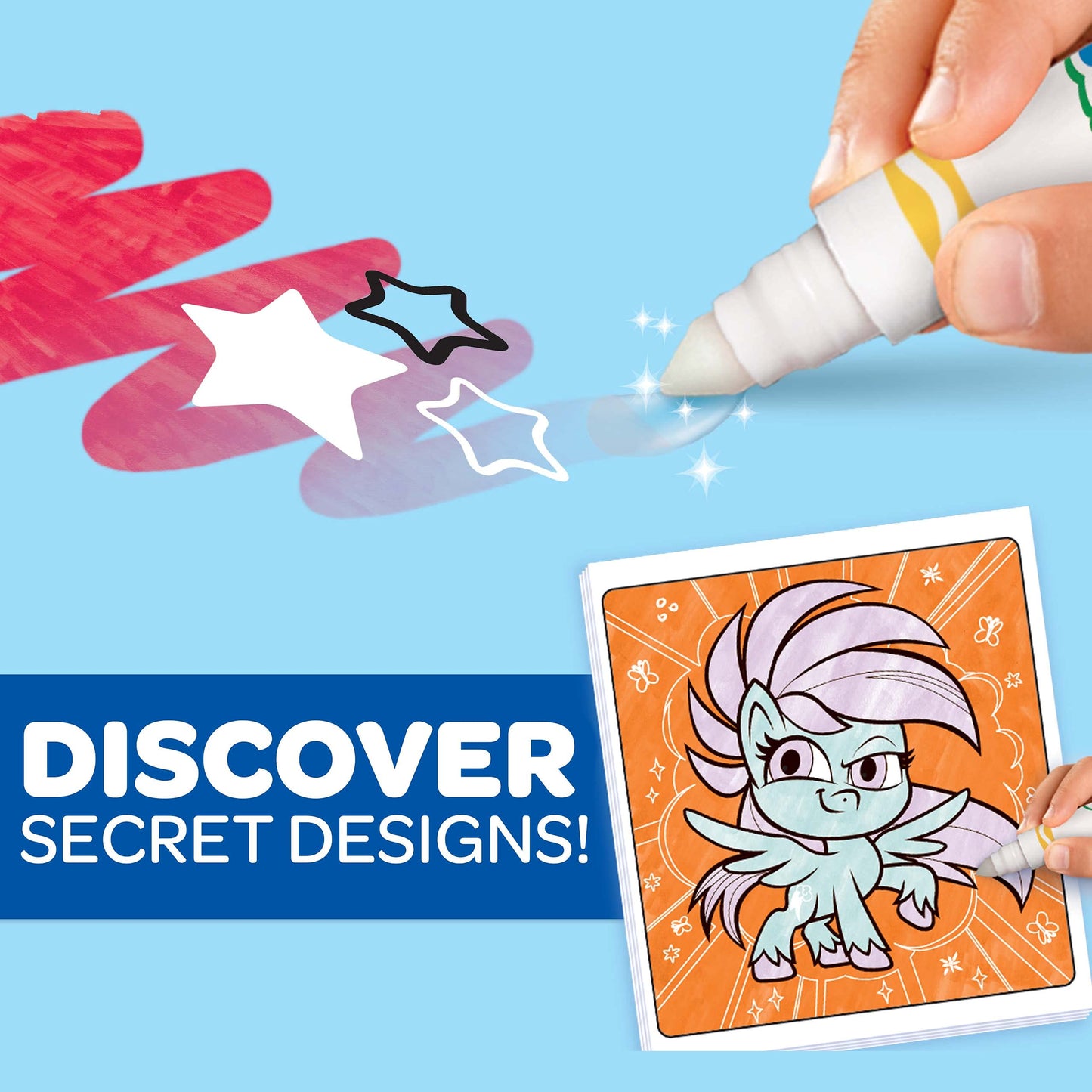 Crayola My Little Pony Color Wonder Activity Pad, 16 Mess Free Coloring Pages, Toddler Travel Activity, My Little Pony Gift