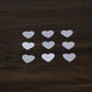 BATTIFE 7.1 Oz White Heart Shaped Confetti, 25000Pcs Tissue Paper, Table Confetti for Wedding Celebrations Party, 200 Gram