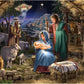 Bits And Pieces - 1000 Piece Jigsaw Puzzles For Adults - 1000 Pc 'Nativity' Christian Christmas Puzzle By Liz Goodrick-Dillon - 20' X 27' (500 Piece Nativity Puzzle)