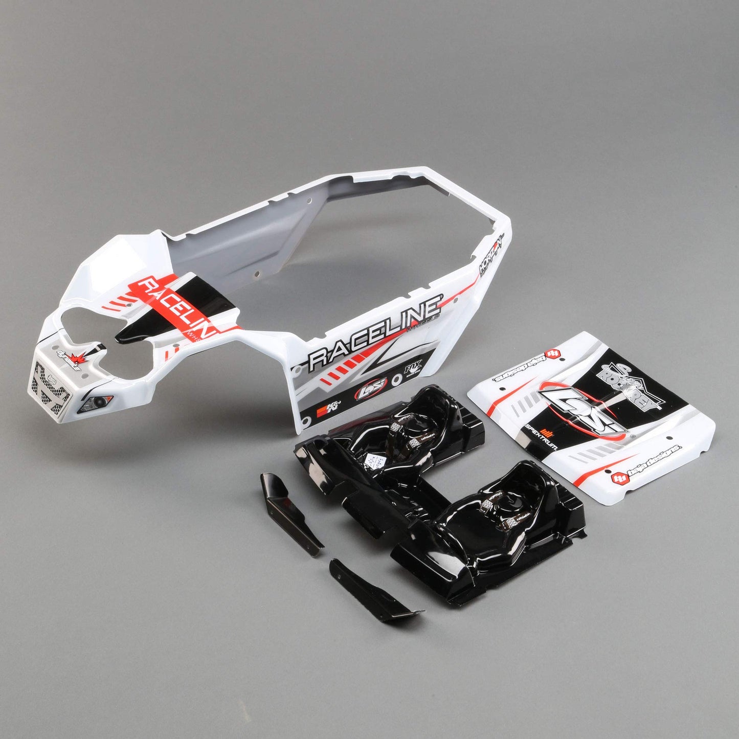 Losi Body Set Raceline Wheels SuperRockRey LOS250037 Car/Truck Bodies Wings & Decals