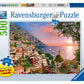 Ravensburger Positano 500 Piece Jigsaw Puzzle For Adults | Unique Piece Design | Anti-Glare Surface | Ideal For Group Activity And Gifts | Fsc Certified