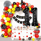 Katchon, Giant Race Car Number 11 Balloon - 40 Inch | Giant Balloon Number 11 Black For Race Car Birthday Party Decorations | 11Th Birthday Decorations Race Car Balloons | 11 Years Old Cars Decoration