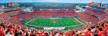 Masterpieces 1000 Piece Sports Jigsaw Puzzle - Nfl Detroit Lions Center View Panoramic - 13''X39''