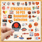86 Pcs Basketball Party Favors Basketball Sports Drawstring Present Bags Basketball Goodie Bags Basketball Silicone Bracelets Wristbands Basketball Keychains Stickers For Basketball Birthday Supplies