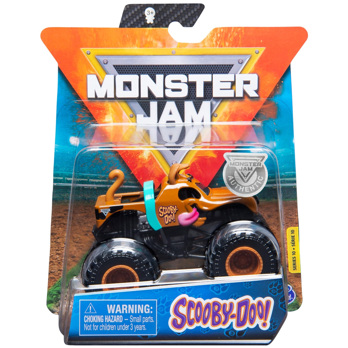 Monster Jam Scooby Doo Die-Cast Vehicle, 1:64 Scale, Plastic, Ruff Crowd Series
