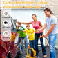 CZOALX Kids Car Wash Toy Set - Manual Pressure Washer, Sponge, Scraper, Universal Size, Yellow, Model T017, Pretend Play Gift for Ages 3+
