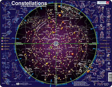 Larsen Puzzles Constellation 70 Piece Children'S Educational Jigsaw Puzzle