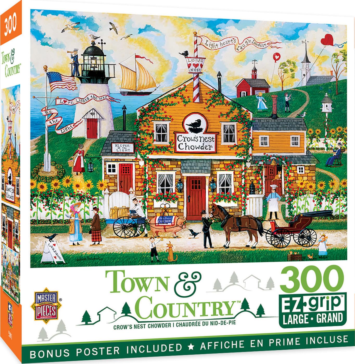 Masterpieces 300 Piece Ez Grip Jigsaw Puzzle - Crow'S Nest Chowder - 18''X24''