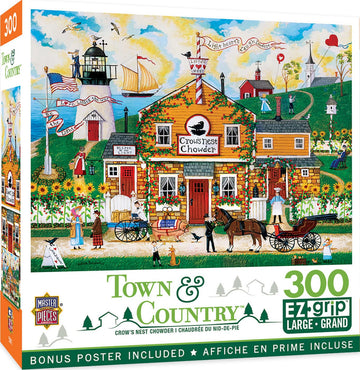 Masterpieces 300 Piece Ez Grip Jigsaw Puzzle - Crow'S Nest Chowder - 18''X24''
