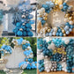 Peacock Blue Balloons Turquoise Blue Latex Balloon 5 10 12 18Inch Different Sizes 103Pcs Teal Blue Balloons Arch Kit For Kids Birthday Party Decoration Gender Reveal Baby Shower Wedding Whale Theme