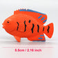 Haptime 12Pcs Tropical Fish Toys Set, Pastic Cute Sea Life Creatures Learning Educational Toy Party Favors & Christmas Gifts For Boys, Girls, Kids