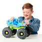 Heroes of Goo Jit Zu Stretch and Strike Thrash Mobile Vehicle, Multicolor, Model 41411, with Missile Launcher and Goo-Filled Race Suit