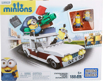 Mega Minions: Mega Bloks Minion Movie Station Wagon Getaway
