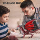 Piececool 3D Metal Model Kits-Black Dragon King, Diy 3D Puzzles For Adults Brain Teaser Puzzles Toys For Teens, Great Birthday New Year Gifts, 107 Pcs