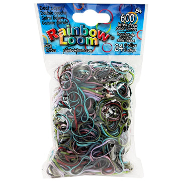 Rainbow Loom Dual Layer-Spiral Galaxy