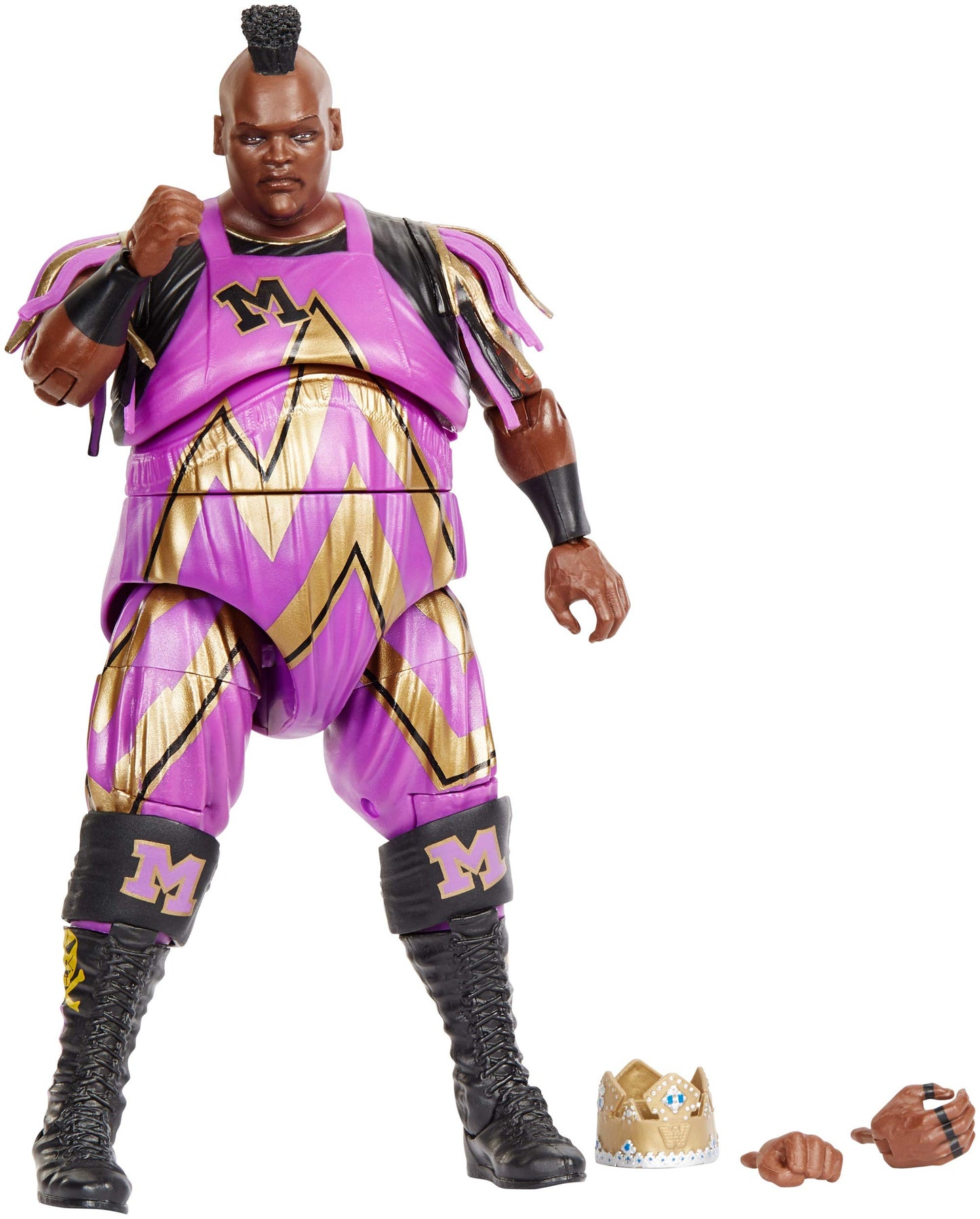 WWE King Mabel Elite Collection Action Figure - 6 Inch, Multicolor, Plastic, Model GCL48
