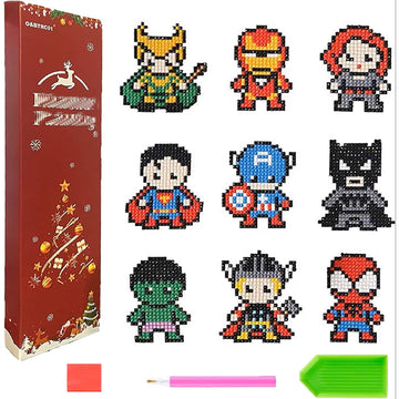 Diamond Art Kits for Kids Diamond 5D Painting Kits for Teens Gem Art Kits for Children Boys Girls Gem Painting for Beginners