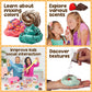 Original Stationery Diy Ice Cream Slime Kit For Girls, Amazing Ice Cream Slime Making Kit To Make Butter Cloud & Foam Slimes, Fun Easter Present, 10 Year Old Girl Birthday Gifts & Toys For Girls 8-10