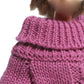 Bjdbus Winter Turtleneck Sweater Clothes For 11.5 Inch Girl Doll Accessories (Rose)