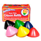 Ready 2 Learn Easy Grip Crayons Refills - 6 Colors - Ages 18M+ - Non-Toxic Toddler Crayons - Handles Sold Separately