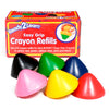 Ready 2 Learn Easy Grip Crayons Refills - 6 Colors - Ages 18M+ - Non-Toxic Toddler Crayons - Handles Sold Separately
