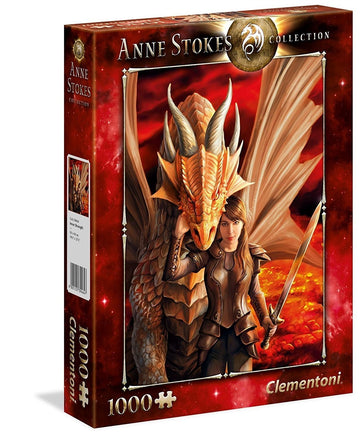 Clementoni - 39464 - Anne Stokes Collection - Inner Strenght Puzzle For Adults And Children - 1000 Pieces