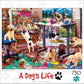 Buffalo Games - Steve Read - Painting Puppies - 750 Piece Jigsaw Puzzle for mature-themeds -Challenging Puzzle Perfect for Game Nights - Finished Size is 24.00 x 18.00