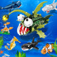 Kazi Angler Fish Toy Building Set,Halloween Sea Creatures Building Blocks,Ocean Animal Toys For Kids Ages 6 7 8 9 10 Plus Boys G