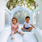 Bounceland Daydreamer Mist Bounce House, Pastel Bouncer With Slide, 8.9 Ft L X 7.2 Ft W X 6.7 Ft H, Ul Blower Included, Basketball Hoop, 30 Pastel Plastic Balls, Trendy Bouncer For Kids