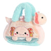 Aurora Fashionable Fancy Pals Peek-A-Boo Axolotl Stuffed Animal - On-The-go Companions - Stylish Accessories - Pink 7.5 Inches