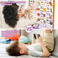 Alphabet Wall Chart, Talking Abc, Music Poster, Kids Learning Toys For Toddlers 2-4, Interactive Educational Toddler Montessori Toys, Birthday Gifts For Age 1 2 3 4 5 Year Old Girls Boys - Purple