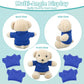 4 Pcs Stuffed Bear Basic T Shirt Clothes For 10-12Inch/12-15.7 Inch, T Shirt Classic Crew Neck Bear, Cute Tiny Clothes Diy Bear