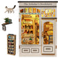 Fsolis Book Nook Kit - DIY Miniature Dollhouse Kit 3D Puzzles for mature-themeds Tiny House Mini Booknook Craft Bookshelf Decor  168 Wooden Pieces  Gifts for Women Book Lovers(The Scholar 's Bookstore)