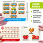Quokka Abc Learning Flash Cards For Toddlers 1-3 Years - 120 Flashcards For Kids 2-4 In A Bag - Alphabet Numbers Letters Preschool Activities Ages 4-8 - Gift Speech Therapy Toys 1-3-5 Yo