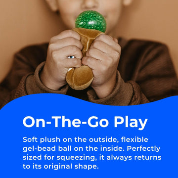 The Petting Zoo Bison Stuffed Animal Plushie, Gifts For Kids, Squishiez Wildlife Animal Squeeze Toy, Bison Plush Toy, 3 Inches