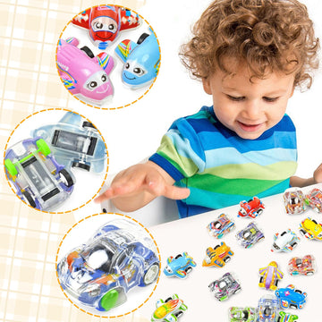 Vileafy 50 Pull Back Cars and Planes Bulk Set- Treasure Box Toys for Classroom, Party Favors for Kids 3-5,Carnival Prizes and Go