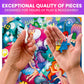 Quokka Puzzles For Toddlers 3-5 - 3 X 36 Pieces Puzzles For Kids Ages 3-4 - 12 Toy Learning Vert Girls For 4-6 - Jigsaw Game For